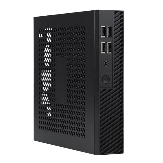 Корпус для компьютера Mini ITX DX01 Тонкий Половинной высоты Быстрый отвод тепла Поддержка VESA