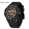 Quartz Watch Men's Three-eye Six-pin Watch Fashion Trend Men's Multi-functional Waterproof Quartz Watch