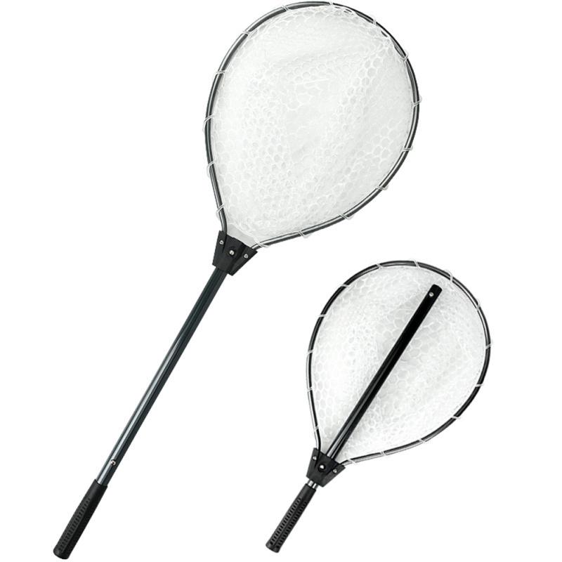 Силиконовая рыболовная сеть с анти-крючком и телескопической удочкой из сплава Alucanxingum, рыболовные принадлежности