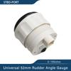Newest Boat 52mm Rudder Angle Gauge Meter Signal 0-190ohm with 8 Colors Backlight for Ship Yacht Vessel 9-32V
