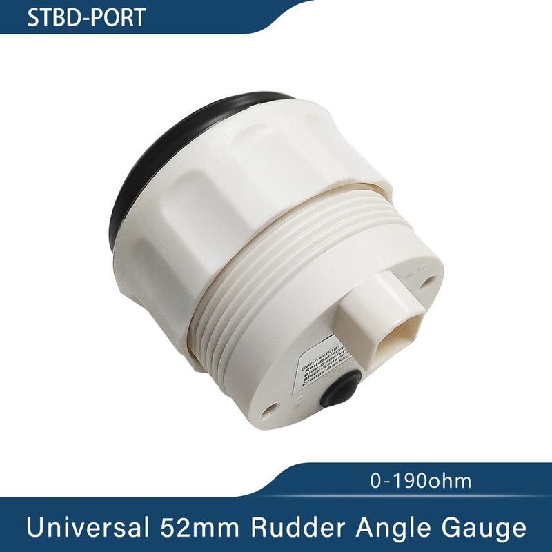 Newest Boat 52mm Rudder Angle Gauge Meter Signal 0-190ohm with 8 Colors Backlight for Ship Yacht Vessel 9-32V