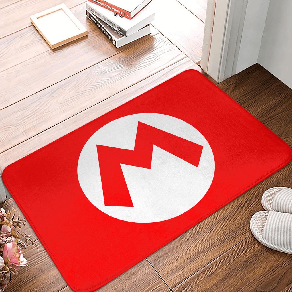 M-Marios Super Bros Front Door Floor Entrance Mat Outdoor Bathroom Kitchen Doormat Garden Carpet Rug