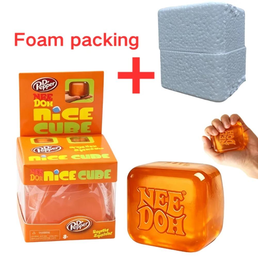 Needoh Nice Cube Soft Squishy Squeeze Toy Anxiety Relief Fidget Cube Desktop Stress Reliever Ideal Gift For Adults