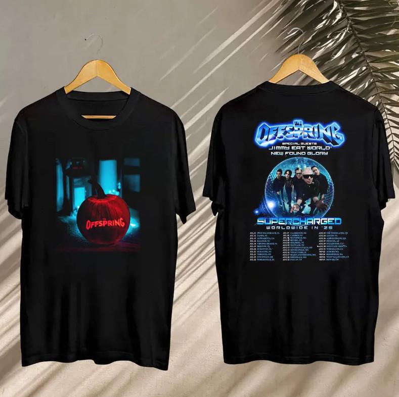 Футболка Supercharged Worldwide In ’25 | Футболка тура The Offspring | Официальный фан-мерч