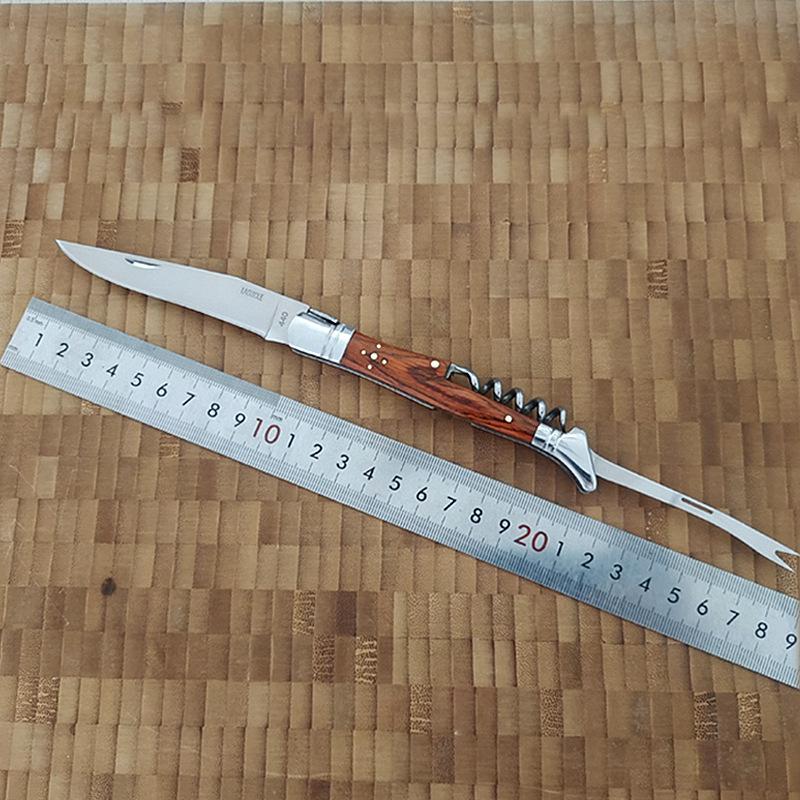 Винный штопор с вилкой, консервный нож, винный нож с деревянной ручкой, нож для сомелье, пивная бутылка, фольга, банка из нержавеющей стали, кухонная утварь