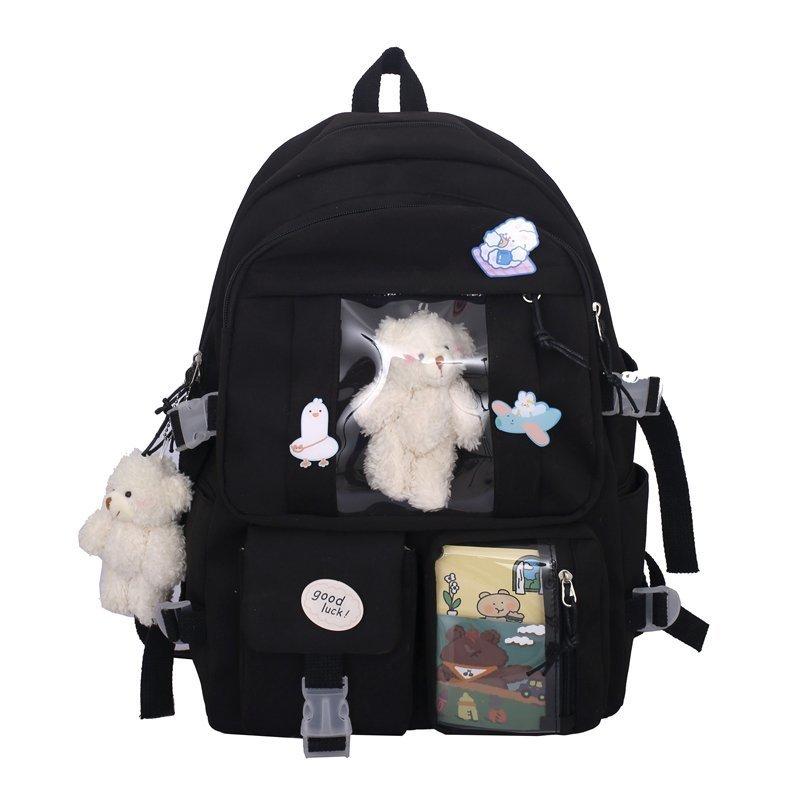 Teenagers Backpacks For Girls School Bags Women Multipocket Bag Large Capacity Backpack Mochila Feminina Kawaii Bags