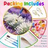 Набор для цифровой живописи маслом своими руками. Картина 'Лавандовое поле' для взрослых, художественный подарок, декор для дома, настенное искусство 126 символов