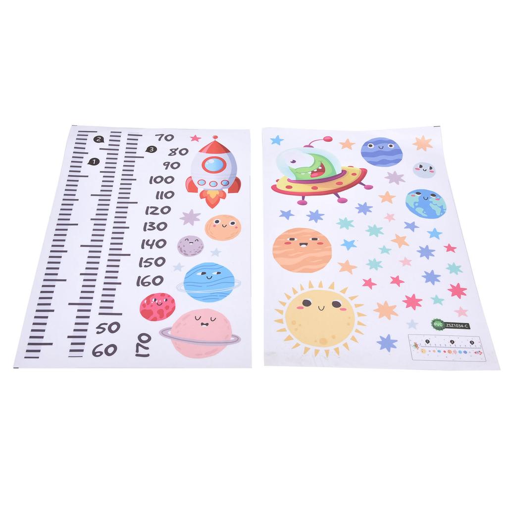 Wall Stickers PVC Material SelfAdhesive Spaceship Cartoon Wall Sticker for Home Living Room