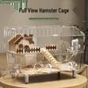 Large Transparent Acrylic Hamster Villa Space - Anti-Bite Breeding Cage