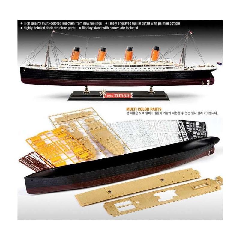 Academy Science 1/400 R.M.S Titanic 14215 Korean Kids Toy