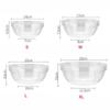 Thick Dessert Bowl Transparent Fruit Bowl Multipurpose Acrylic Salad Bowl  Kitchen
