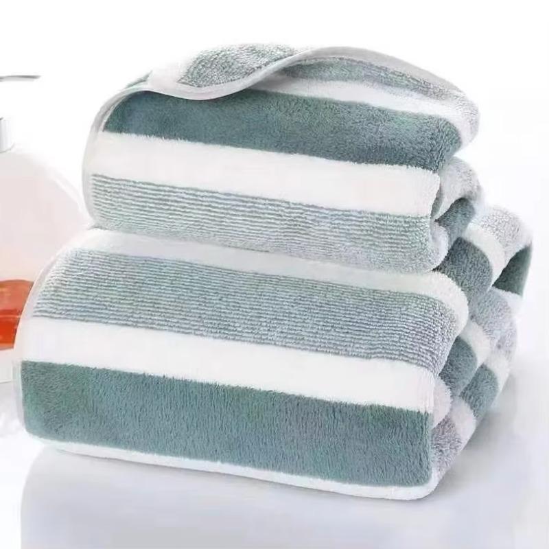 Thickened Absorbent Bath Towel Soft Face Towel for Home Bath Towel Cozy Towels for Daily Use Both Adult and Children