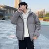 Winter down jacket men's Korean version of white duck down trendy stand-up collar padded jacket men's couple jacket student warm padded jacket