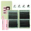 640 Tufts Diy Single Tufts Of False Eyelashes Natural Thick D-Song Segmented Grafting Eyelashes
