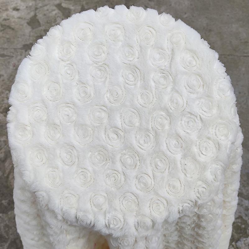 Кролик бархат роза вышитая плюшевая ткань PV бархат 3D роза толстая искусственная меховая ткань для зимнего пальто своими руками одежда фото реквизит