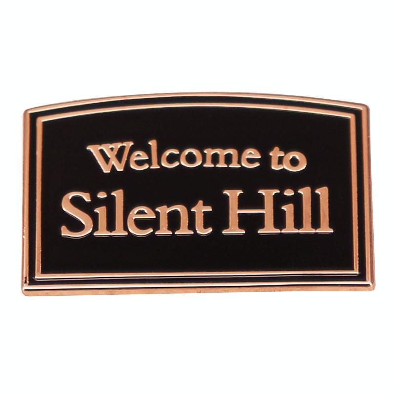 Брошь Silent Hill: Значок для фанатов фильмов ужасов и сериалов - Значок из металлического сплава с запеченной краской