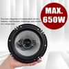 2PCS 6 Inch HiFi Coaxial Subwoofer 1300W (2*650W) Car Automotive Audio Music Stereo 12V Full Range Frequency Car Speaker Woofer