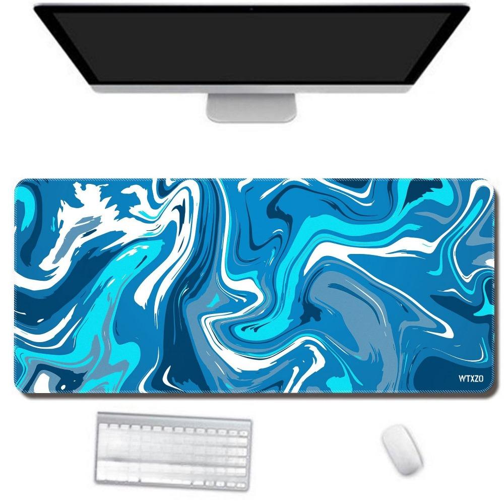 1 шт. Игровой коврик для мыши Большой коврик для клавиатуры 31,5 X 11,8 дюйма Топографический коврик для мыши Черно-белый коврик для мыши для клавиатуры