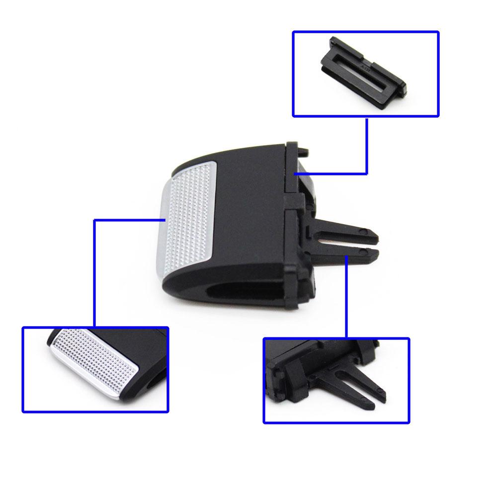 W167 передняя и задняя вентиляционная решетка переменного тока, зажимы для вкладки, ремонтный комплект для Mercedes Benz GLS GLE 350 400 450 500 580 2022