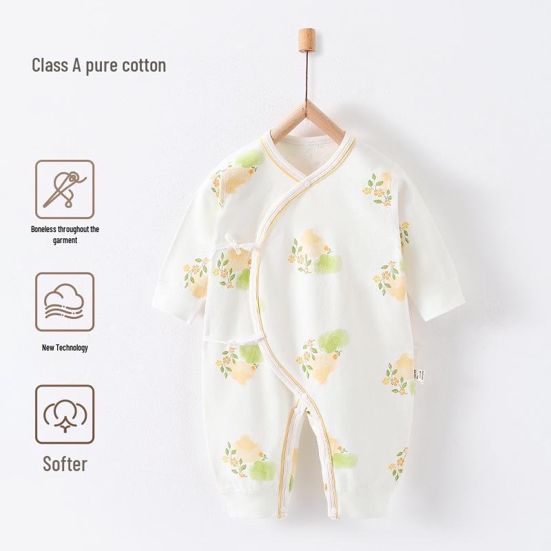 Детский боди из чистого хлопка - Монашеский комбинезон для новорожденных на все сезоны (0-3 месяца)