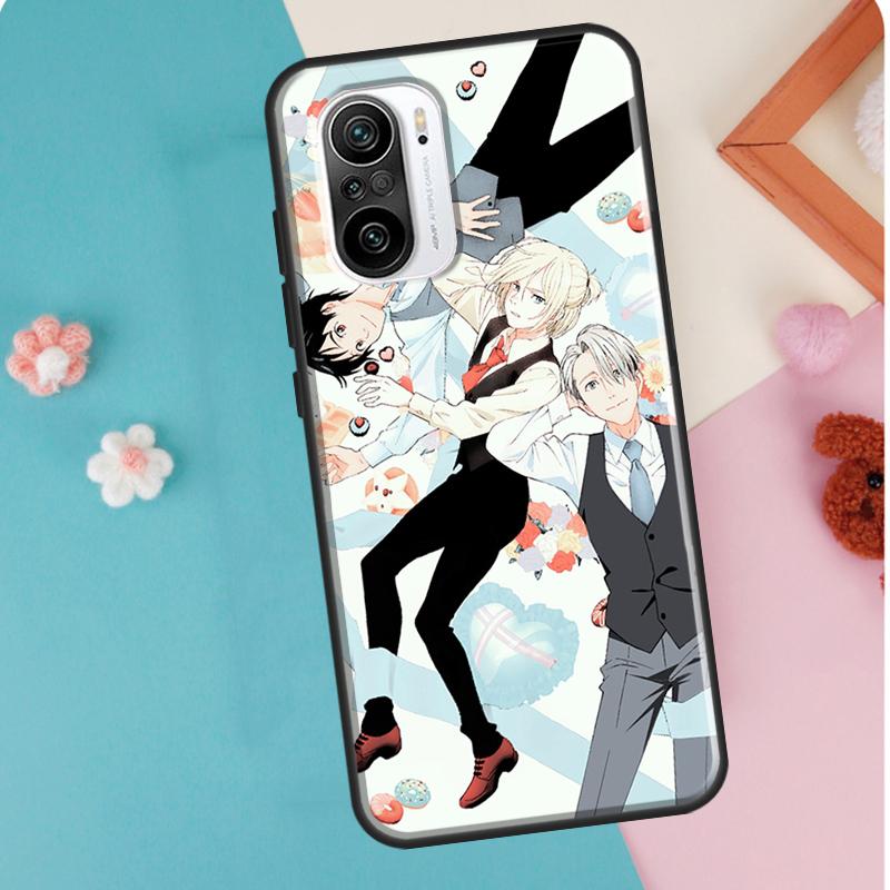 Чехол Yuri On Ice Anime для POCO F3 F1 F2 M3 M4 X4 Pro GT X3 Pro Чехол для Xiaomi Mi 11 Lite 12 X Mi 11T Pro