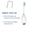 Сменные насадки WyFun для электрических зубных щеток Philips Sonicare Стандартные с e-Series - Размер, Колпачок, 4 шт. (HX7012/05)
