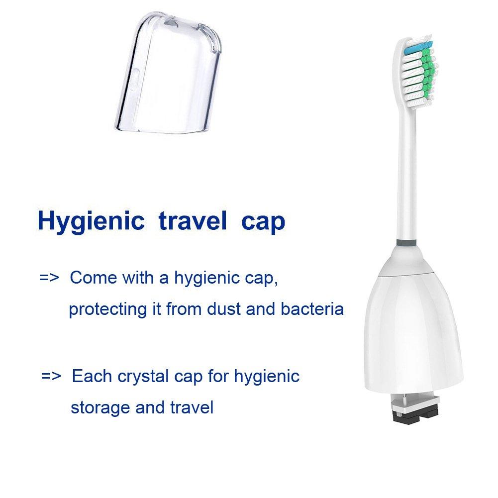 Сменные насадки WyFun для электрических зубных щеток Philips Sonicare Стандартные с e-Series - Размер, Колпачок, 4 шт. (HX7012/05)