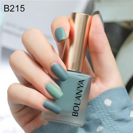 Nail Polish Spring And Summer Frosted Nail Polish Water-Based Free-Bake Quick-Drying Peelable Nail Glue