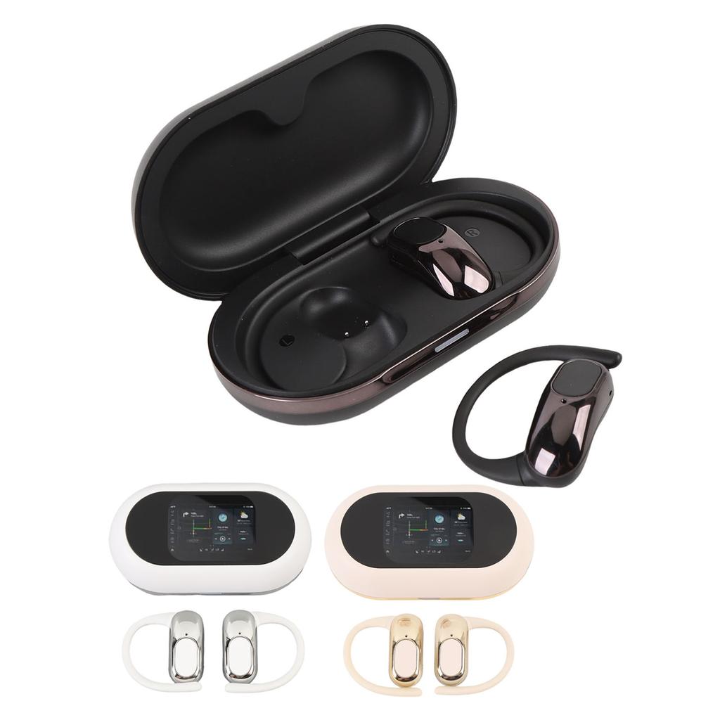 Умные наушники-переводчики Полноцветный сенсорный экран Качество звука Hi-Fi Многоязычный Bluetooth-транслятор