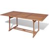 VidaXL Garden Table 180x90x75 Cm Solid Teak Wood