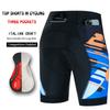Mens Cycling Shorts With Gel Pad Comfort Seat Cushion Breathable Quick-Dry Road Mountain Bike Ride