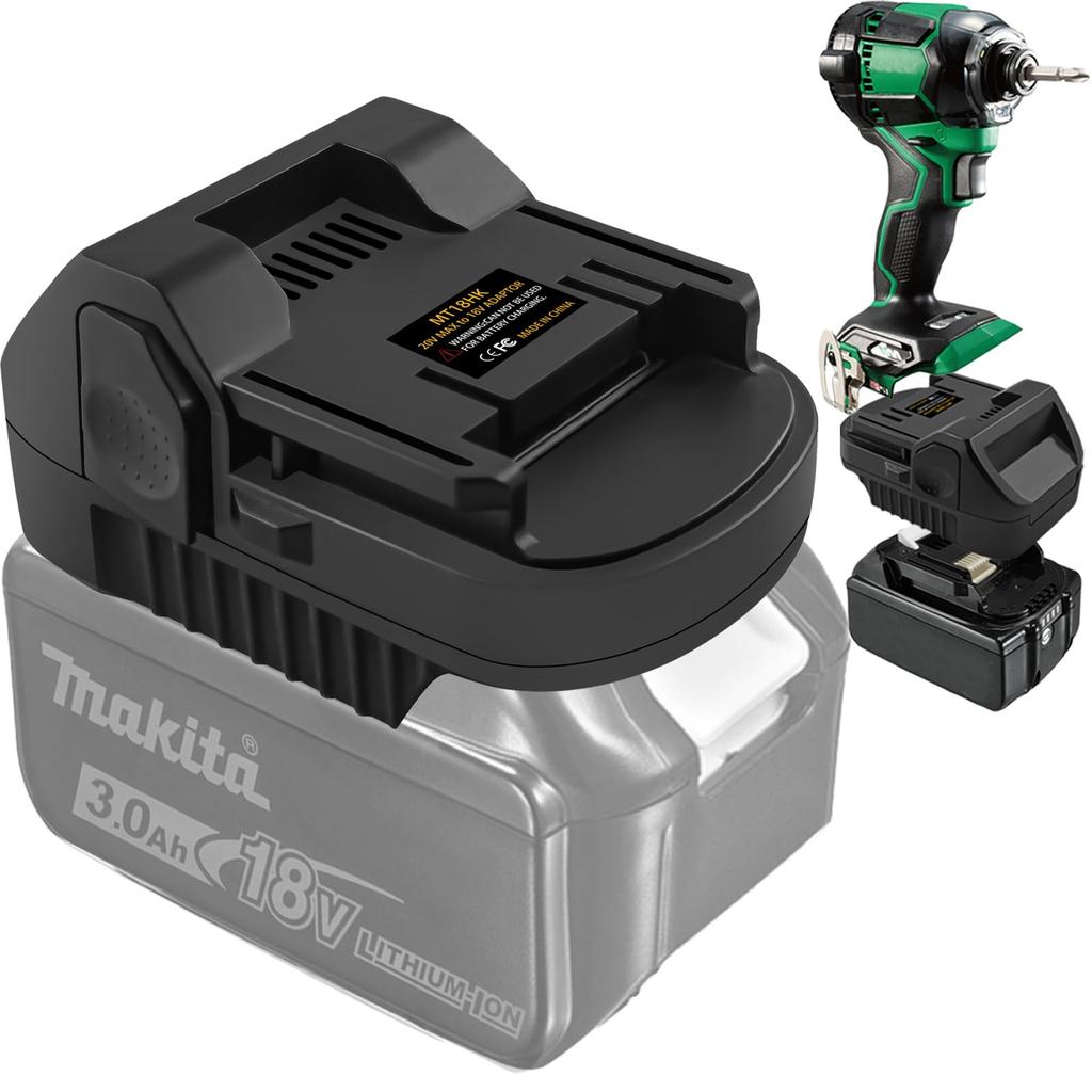 Адаптер, позволяющий использовать Makita с инструментами Haikoki Инструменты Haikoki 18 В Адаптер-переходник, позволяющий использовать Makita с оригинальными и