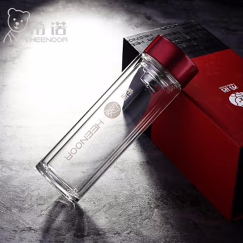 Heenoor XN-6505 Double Wall Glass Tea Infuser Cup