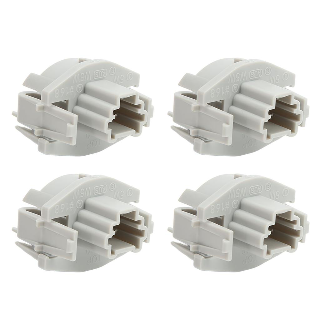 4 Pcs Brake Taillight Socket Bracket 34102 S60 003 License Plate Light Bulb Housing for Accord Civic CR‑V Fit Odyssey