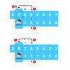 Pink/Blue Math Decomposition Ruler Plastic Addition Ruler Subtraction Ruler  School Supplies