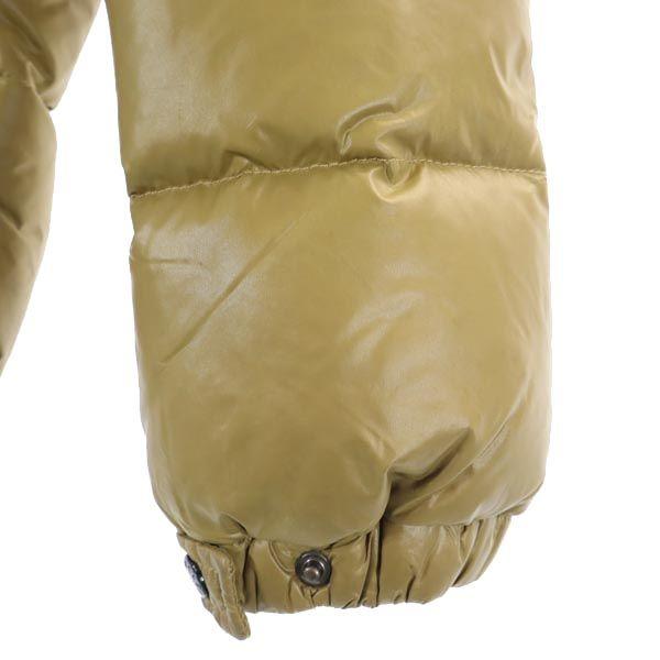Moncler Пуховик с капюшоном 6A Коричневый Детский Б/У