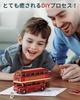 Rolife 3D Wooden Car Assembly DIY London Bus Wooden Puzzle Interior Gift Idea for Kids and Boyfriends Puzzle, Beginner's Kit, Craft, Model, Decor,