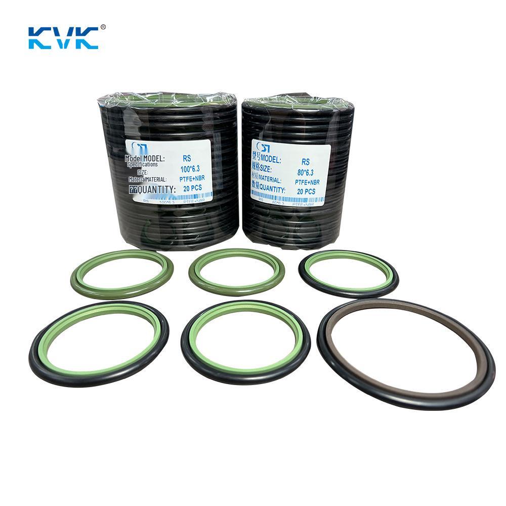 RS Piston Rod Valve Oil Seal Component: Hydraulic Fluororubber O-ring for Reciprocating Systems