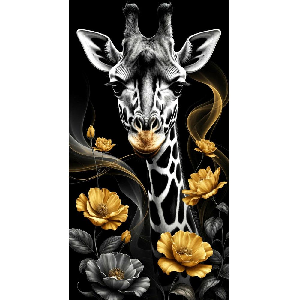 Большой размер Мозаика Сделай сам Полные наборы для рисования бриллиантами Искусство Жираф Сова Леопард Картина Вышивка Крестом Стразы