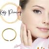 KODY PIERCING 10K Gold Piercing Jewellery Nose and Tragus Hoop Ring Seamless 8mm - Quality Piercing