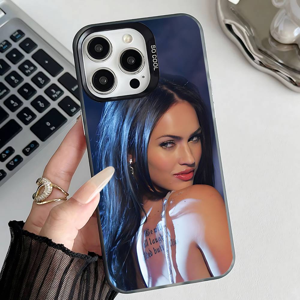 Чехол для телефона Megan Fox из фильма «Тело Дженнифер» для iPhone 17,16,15,14,13,12,11, Pro, XS, Max, Plus, Mini, SE4, E Черный Матовый Ударопрочный Чехол