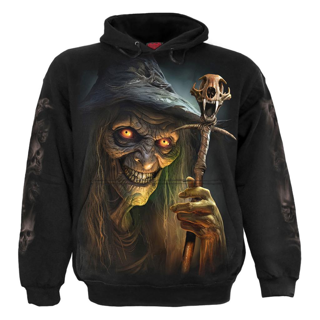 Spiral Direct Unisex Adult WitchÂ´s Brew Back & Sleeve Print Pull Over Hoodie