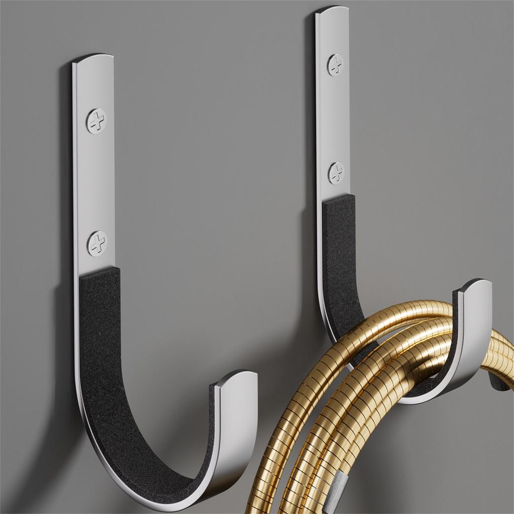 Многофункциональный металлический крючок кронштейн для хранения стеллаж настенный для хранения спальни дома 2 шт