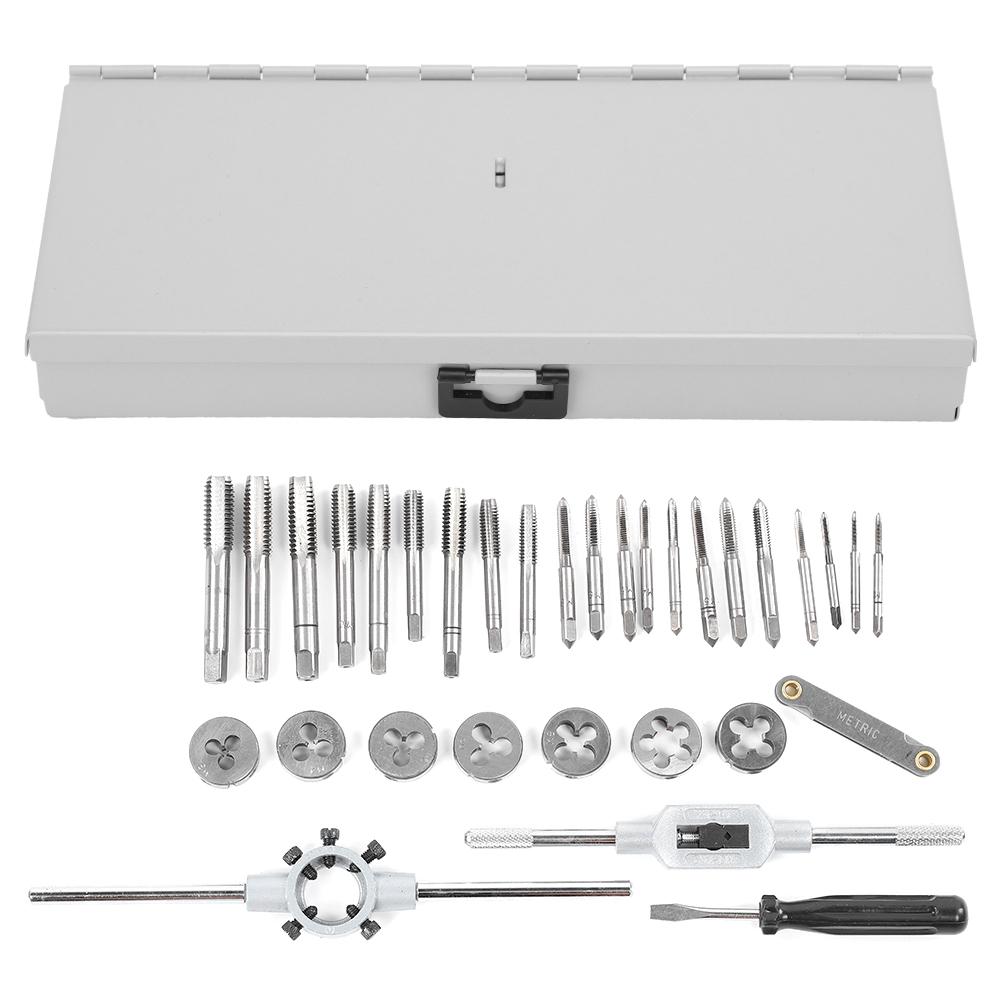 Набор из 32 шт. Набор ручных инструментов для метчиков из легированной стали с высокой твердостью