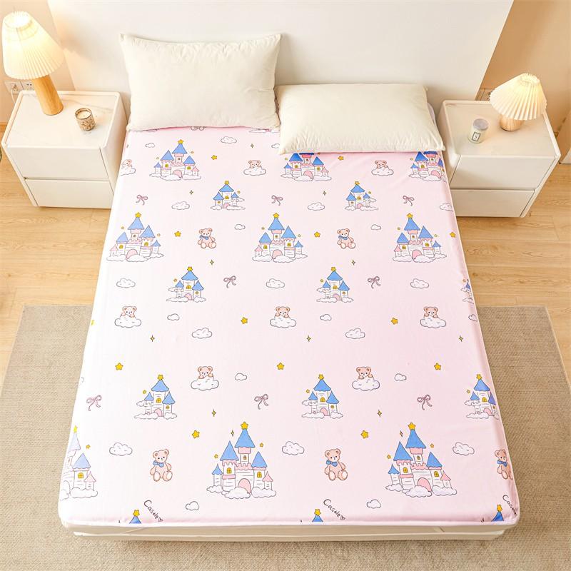 Washable Waterproof Crib Mattress Pad Baby Toddler Bed - Cotton Top Breathable Protector Cover Sheet
