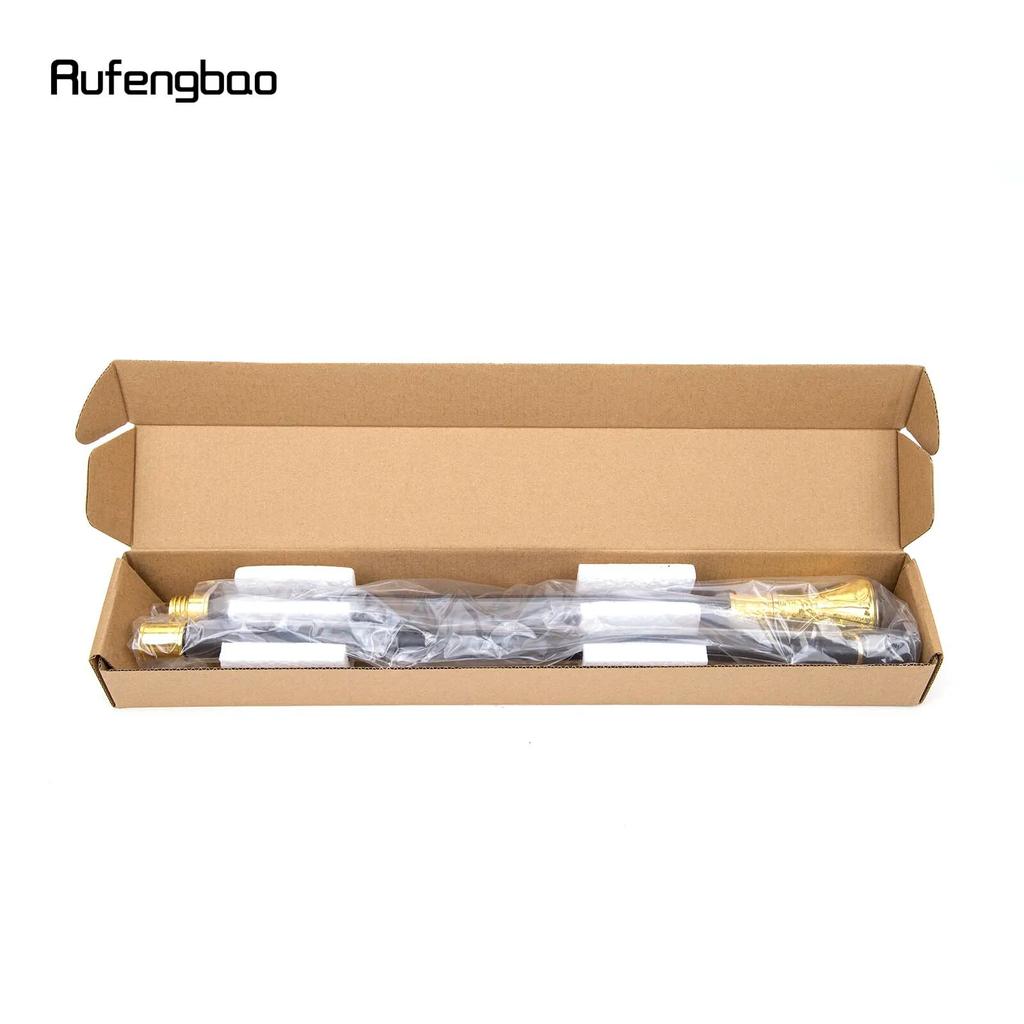 Роскошная золотая трость с головой волка, рельефная трость, модная декоративная трость, элегантная ручка для косплея, джентльмен, 93 см