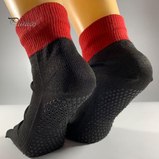 2 Pairs Barefoot Grounding Socks Outdoor Beach Camping Hiking Climbing Five Toes Socks Cut-resistant Men Women Non-slip Silicone Gripper Socks