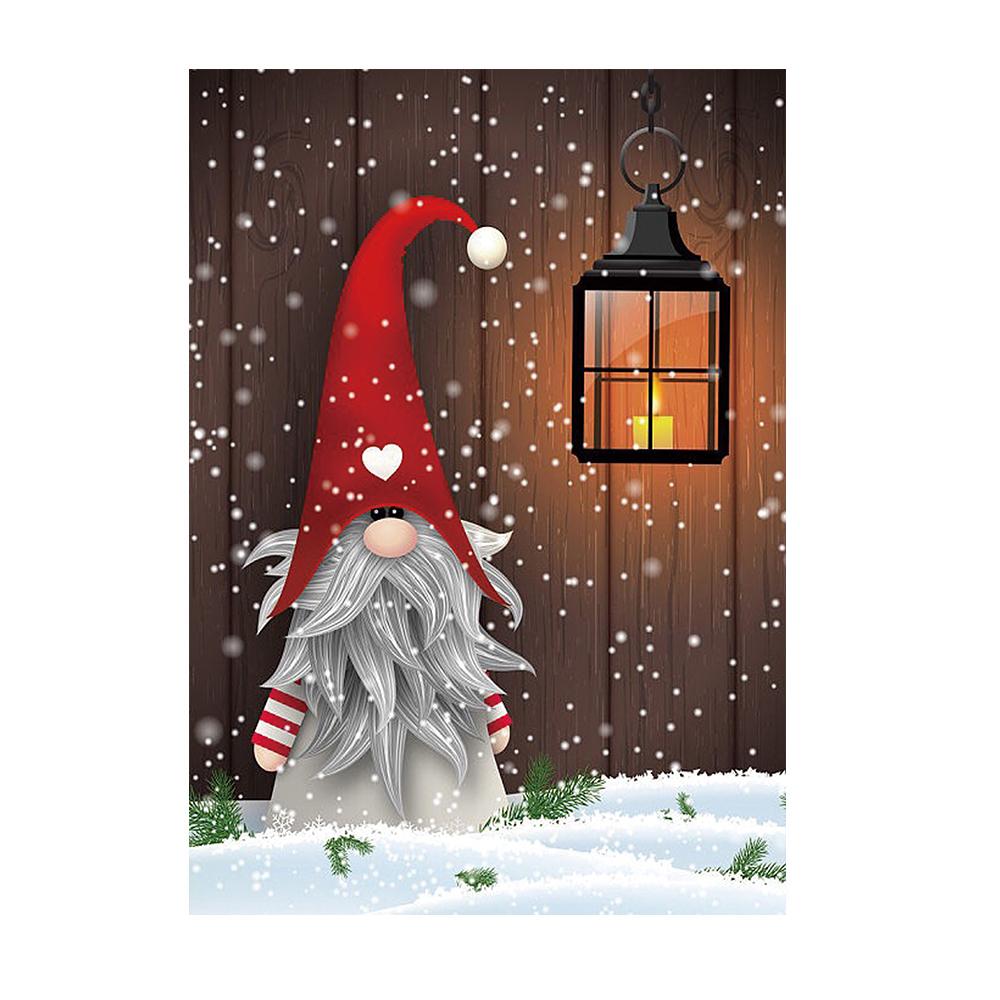 Новый продукт 5D Diy Алмазная картина Рождественский пейзаж Полный горный хрусталь Вышивка Санта-Клаус Мозаика Украшение дома