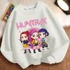Children's Fashion KPOP Witch Hunt Group Hoodies for Autumn and Winter, Loose Long-sleeved Jackets for Boys and Girls