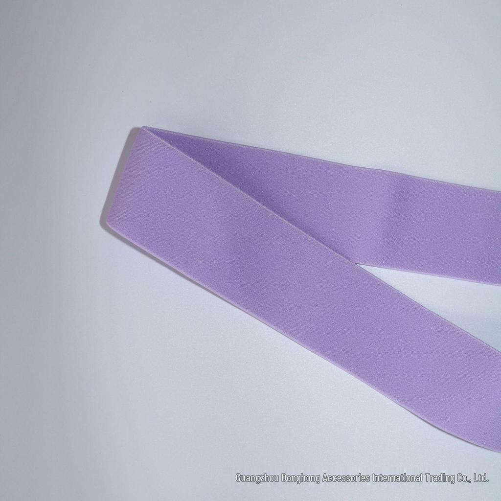 High-Elastic Polyester Imitation Nylon Band for Waistbands and Skirts